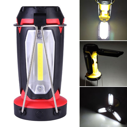 Multifunctional USB Charging Camping Lamp Outdoor Tent Portable Lamp Flashlight Table Lamp (Red) - Camping Lighting by buy2fix | Online Shopping UK | buy2fix