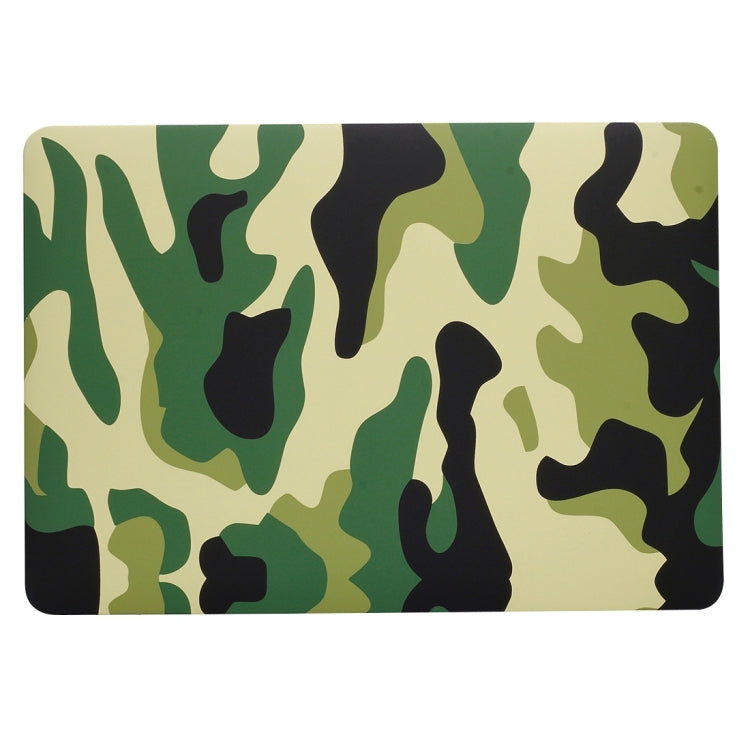 For 2016 New Macbook Pro 13.3 inch A1706 & A1708 Green Camouflage Pattern Laptop Water Decals PC Protective Case - MacBook Pro Cases by buy2fix | Online Shopping UK | buy2fix