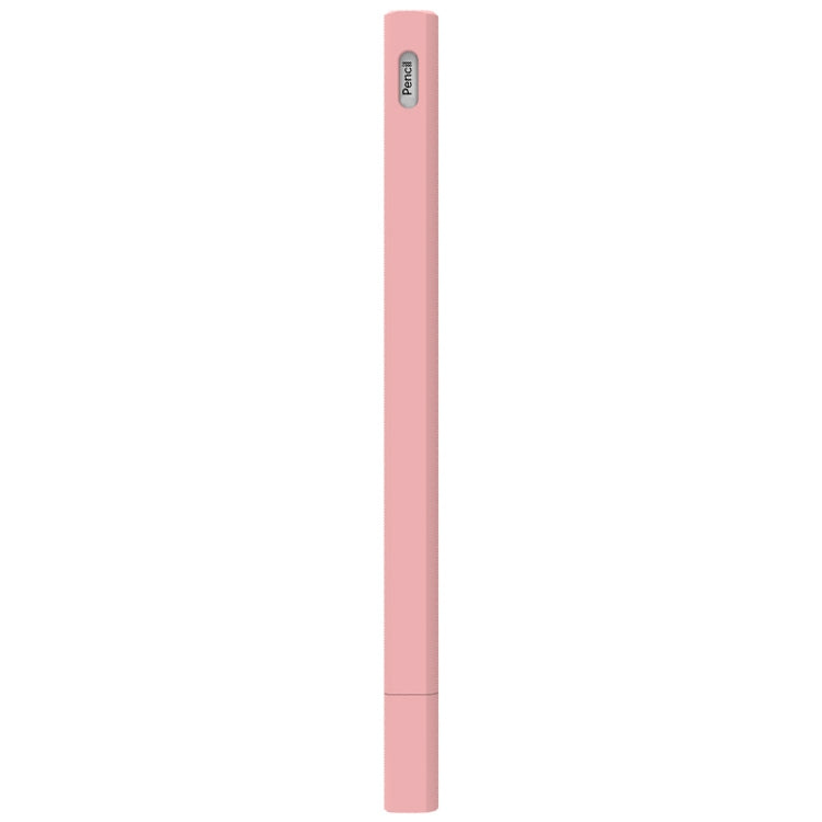 LOVE MEI For Apple Pencil 2 Triangle Shape Stylus Pen Silicone Protective Case Cover(Pink) - Pencil Accessories by LOVE MEI | Online Shopping UK | buy2fix