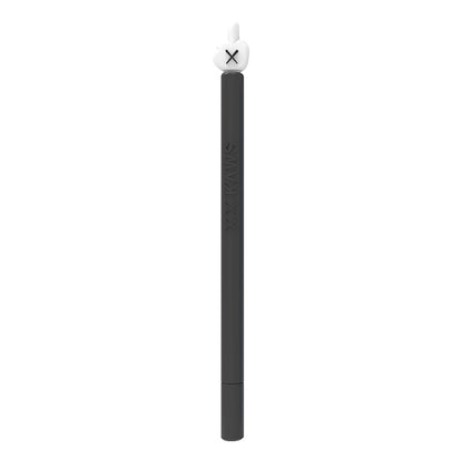 LOVE MEI For Apple Pencil 2 Middle Finger Shape Stylus Pen Silicone Protective Case Cover (Black) - Pencil Accessories by LOVE MEI | Online Shopping UK | buy2fix