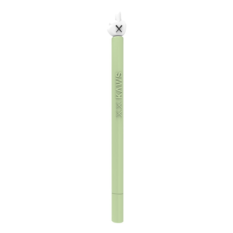 LOVE MEI For Apple Pencil 2 Middle Finger Shape Stylus Pen Silicone Protective Case Cover (Green) - Pencil Accessories by LOVE MEI | Online Shopping UK | buy2fix