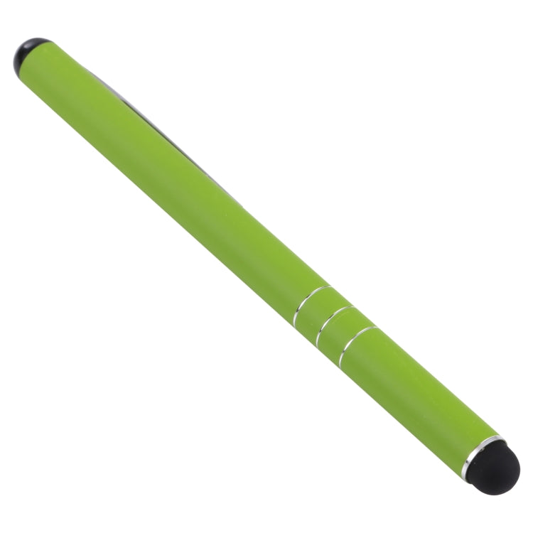 Universal Three Rings Mobile Phone Writing Pen (Green) - Stylus Pen by buy2fix | Online Shopping UK | buy2fix