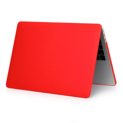 ENKAY Hat-Prince 2 in 1 Frosted Hard Shell Plastic Protective Case + US Version Ultra-thin TPU Keyboard Protector Cover for 2016 New MacBook Pro 15.4 inch with Touchbar (A1707)(Red) - MacBook Pro Cases by ENKAY | Online Shopping UK | buy2fix