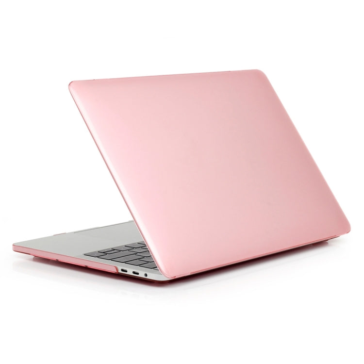 ENKAY Hat-Prince 2 in 1 Crystal Hard Shell Plastic Protective Case + US Version Ultra-thin TPU Keyboard Protector Cover for 2016 New MacBook Pro 13.3 inch with Touchbar (A1706)(Pink) - MacBook Pro Cases by ENKAY | Online Shopping UK | buy2fix