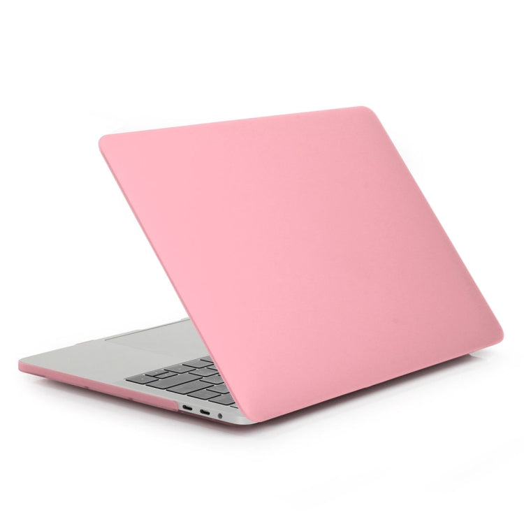 ENKAY Hat-Prince 2 in 1 Frosted Hard Shell Plastic Protective Case + Europe Version Ultra-thin TPU Keyboard Protector Cover for 2016 MacBook Pro 15.4 Inch with Touch Bar (A1707) (Pink) - MacBook Pro Cases by ENKAY | Online Shopping UK | buy2fix