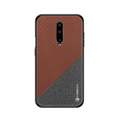 PINWUYO Honors Series Shockproof PC + TPU Protective Case for OnePlus 7 Pro (Brown) - OnePlus Cases by PINWUYO | Online Shopping UK | buy2fix