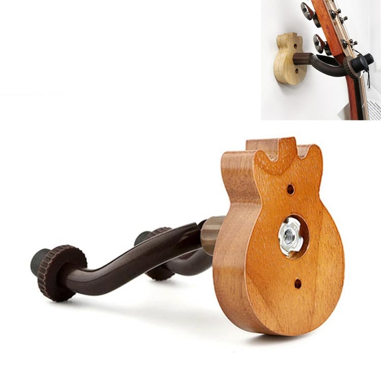 Deep Wood Grain Guitar Ukulele Wood Wall Hook - Stringed Instruments Accessories by buy2fix | Online Shopping UK | buy2fix