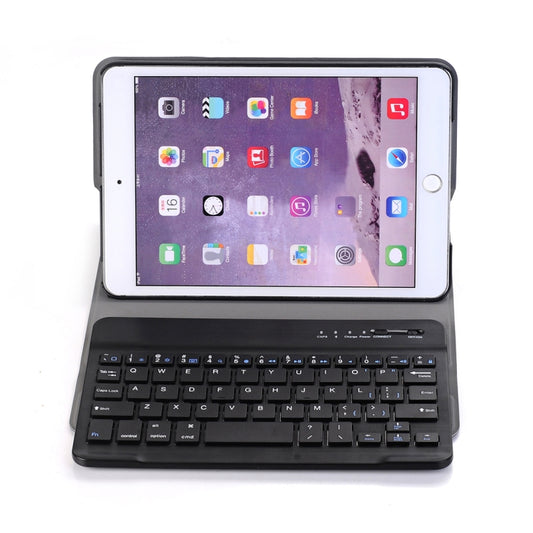 A03 for iPad mini 3 / 2 / 1 Universal Ultra-thin ABS Horizontal Flip Tablet Case + Bluetooth Keyboard(Black) - For iPad mini by buy2fix | Online Shopping UK | buy2fix