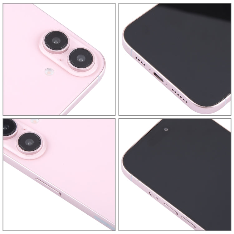 For iPhone 16 Plus Black Screen Non-Working Fake Dummy Display Model (Pink) - For iPhone & iPad by buy2fix | Online Shopping UK | buy2fix