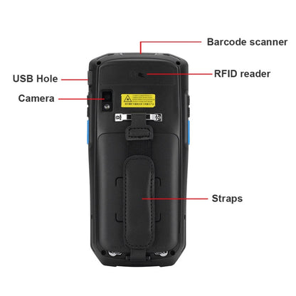 UNIWA S9000 Scanner Terminal Rugged Phone, 2GB+16GB, Waterproof Dustproof Shockproof, 4800mAh Battery, 5.0 inch Android 9.0 MTK6761 Quad Core up to 2.0GHz, Network: 4G(Black) - UNIWA by UNIWA | Online Shopping UK | buy2fix