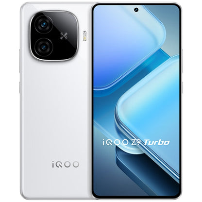 vivo iQOO Z9 Turbo, Dual Back Cameras, 12GB+256GB, Face ID Screen Fingerprint Identification, 6.78 inch Android 14.0 OriginOS 4 Snapdragon 8s Gen 3 Octa Core 3.0GHz, OTG, NFC, Network: 5G, Support Google Play (White) - vivo by vivo | Online Shopping UK | buy2fix