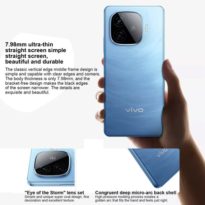 vivo Y200 GT, Dual Back Cameras, 12GB+256GB, Face ID Screen Fingerprint Identification, 6.78 inch Android 14.0 OriginOS 4 Snapdragon 7 Gen 3 Octa Core 2.63GHz, OTG, NFC, Network: 5G, Support Google Play (Black) - vivo by vivo | Online Shopping UK | buy2fix