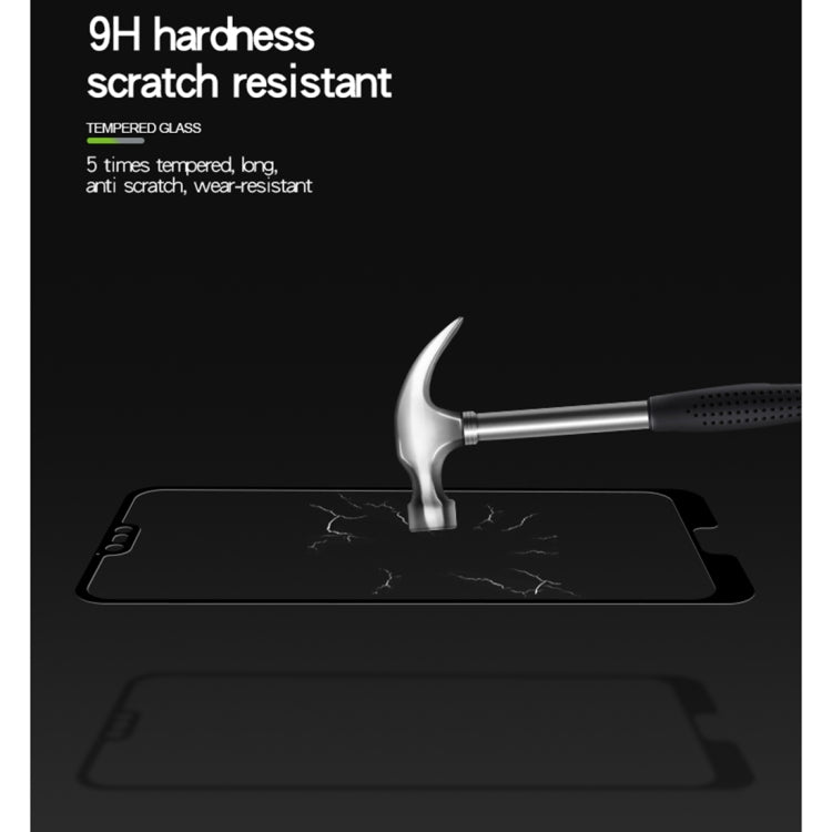 MOFI 9H 2.5D Full Screen Tempered Glass Film for Huawei Honor 10 (Black) - Honor Tempered Glass by MOFI | Online Shopping UK | buy2fix