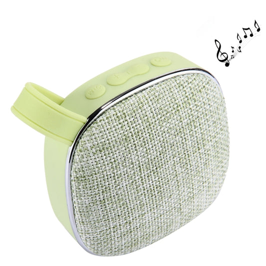 X25 Portable Fabric Design Bluetooth Stereo Speaker with Built-in MIC, Support Hands-free Calls & TF Card & AUX IN, Bluetooth Distance: 10m(Green) - Desktop Speaker by buy2fix | Online Shopping UK | buy2fix