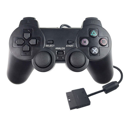 Double Vibration Joypad Wired Game Controle Handle For PS2 - Gamepads by buy2fix | Online Shopping UK | buy2fix