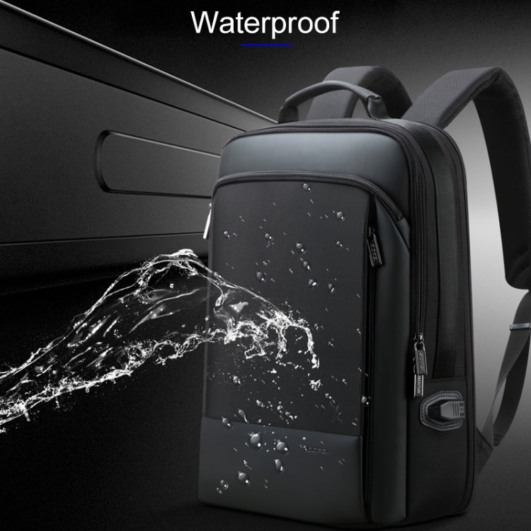 Bopai 61-07311 Large Capacity Anti-theft Waterproof Backpack Laptop Tablet Bag for 15.6 inch and Below, External  USB Charging Port(Black) - Backpack by Bopai | Online Shopping UK | buy2fix