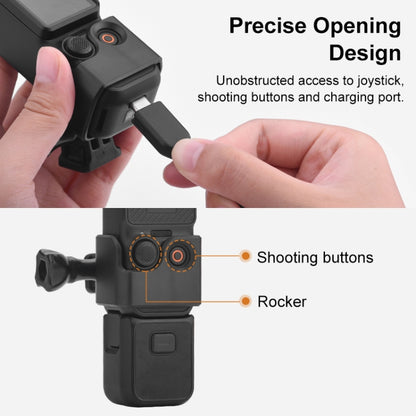 For DJI OSMO Pocket 3 PULUZ Adapter Frame Expansion Bracket with 1/4 inch Hole (Black) - Mount & Holder by PULUZ | Online Shopping UK | buy2fix