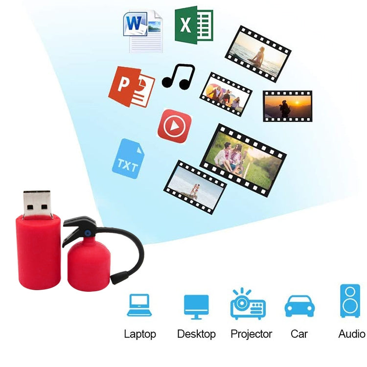 Extinguisher Style USB Flash Disk - USB Flash Drives by buy2fix | Online Shopping UK | buy2fix