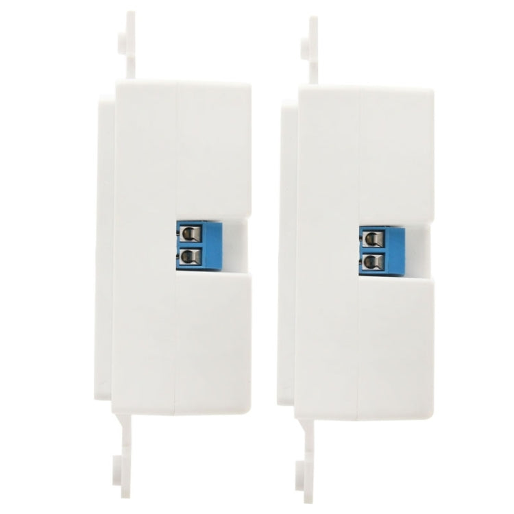 HDMI Single Cat5e / 6 50 Meters Wall Plate Extender (EU Plug)(White) - Amplifier by buy2fix | Online Shopping UK | buy2fix