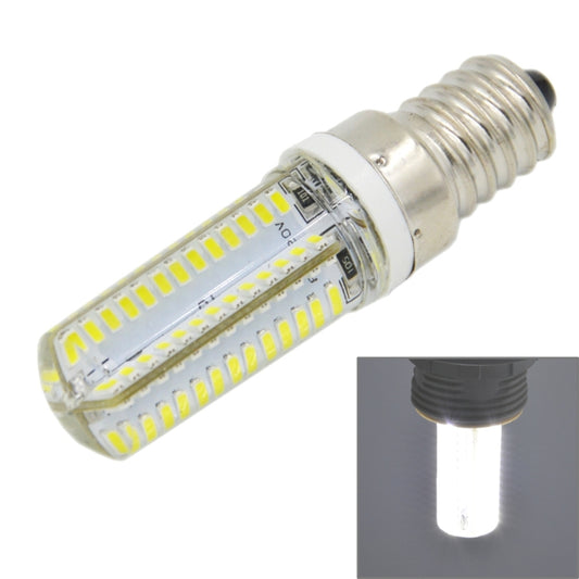 E14 5W 400LM 104 LED SMD 3014 Silicone Corn Light Bulb, AC 220V (Natural White Light) - LED Blubs & Tubes by buy2fix | Online Shopping UK | buy2fix