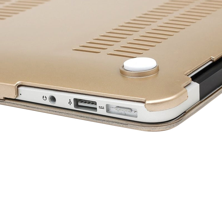 For Macbook Air 11.6 inch Frosted Hard Plastic Protection Case(Gold) - MacBook Air Cases by buy2fix | Online Shopping UK | buy2fix