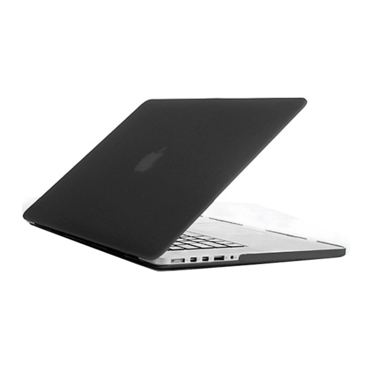 Frosted Hard Protective Case for Macbook Pro Retina 15.4 inch  A1398(Black) - MacBook Pro Cases by buy2fix | Online Shopping UK | buy2fix