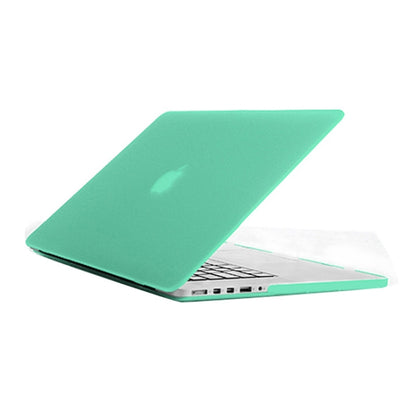 Frosted Hard Protective Case for Macbook Pro Retina 15.4 inch  A1398(Green) - MacBook Pro Cases by buy2fix | Online Shopping UK | buy2fix