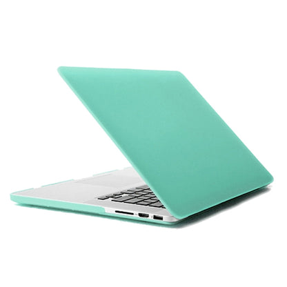 ENKAY for MacBook Pro Retina 13.3 inch (US Version) / A1425 / A1502 4 in 1 Frosted Hard Shell Plastic Protective Case with Screen Protector & Keyboard Guard & Anti-dust Plugs(Green) - MacBook Pro Cases by ENKAY | Online Shopping UK | buy2fix