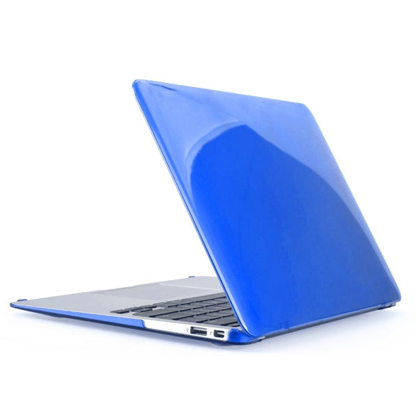 ENKAY for MacBook Air 13.3 inch (US Version) / A1369 / A1466 4 in 1 Crystal Hard Shell Plastic Protective Case with Screen Protector & Keyboard Guard & Anti-dust Plugs(Dark Blue) - MacBook Air Cases by ENKAY | Online Shopping UK | buy2fix