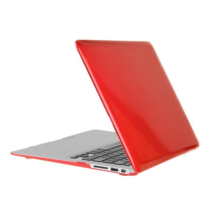 ENKAY for Macbook Air 11.6 inch (US Version) / A1370 / A1465 Hat-Prince 3 in 1 Crystal Hard Shell Plastic Protective Case with Keyboard Guard & Port Dust Plug(Red) - MacBook Air Cases by ENKAY | Online Shopping UK | buy2fix