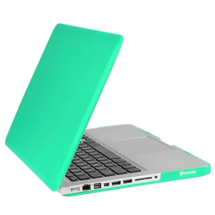 ENKAY for Macbook Pro 13.3 inch (US Version) / A1278 Hat-Prince 3 in 1 Frosted Hard Shell Plastic Protective Case with Keyboard Guard & Port Dust Plug(Green) - MacBook Pro Cases by ENKAY | Online Shopping UK | buy2fix