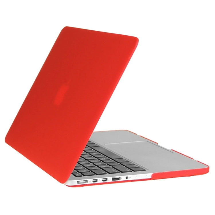 ENKAY for Macbook Pro Retina 15.4 inch (US Version) / A1398 Hat-Prince 3 in 1 Frosted Hard Shell Plastic Protective Case with Keyboard Guard & Port Dust Plug(Red) - MacBook Pro Cases by ENKAY | Online Shopping UK | buy2fix