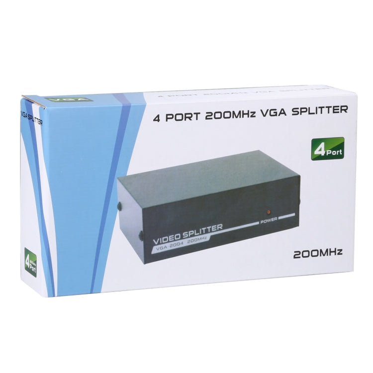 Mini 4 Ports VGA Splitter - VGA Splitters by buy2fix | Online Shopping UK | buy2fix