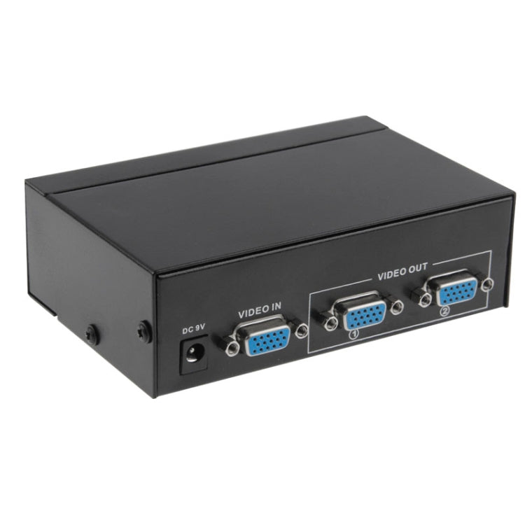 FJ-2502A 2 Port VGA Video Splitter High Resolution 1920 x 1440 Support 250MHz Video Bandwidth - VGA Splitters by buy2fix | Online Shopping UK | buy2fix