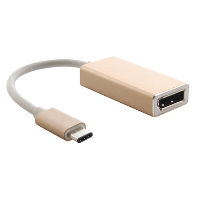 USB-C / Type-C 3.1 to Display Adapter Cable for MacBook 12 inch, Chromebook Pixel 2015, Nokia N1 Tablet PC, Length: About 10cm(Gold) - Cable & Adapter by buy2fix | Online Shopping UK | buy2fix