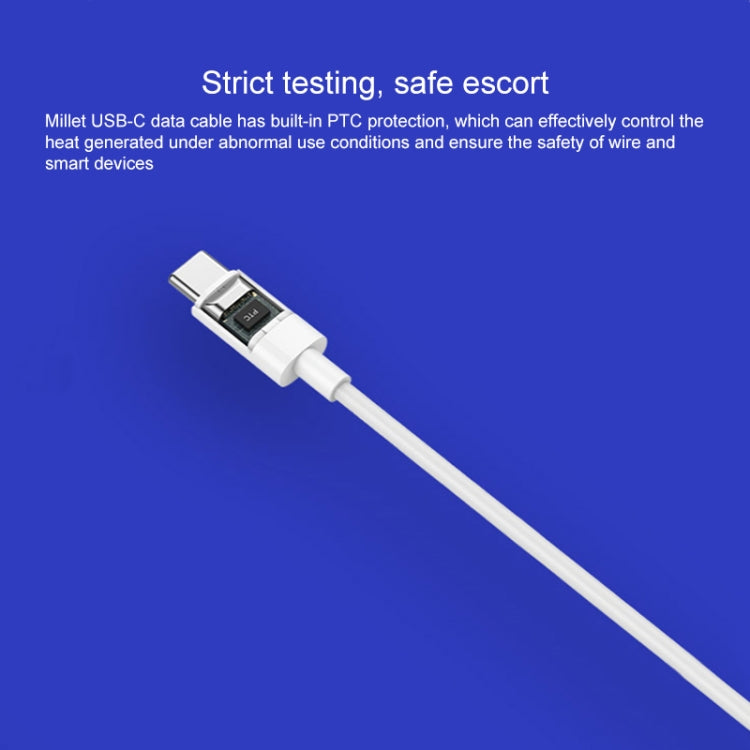 Original Xiaomi Youpin ZMI Type-C / USB-C Charging Cable, Regular Version, Length: 1m(White) - USB-C & Type-C Cable by Xiaomi | Online Shopping UK | buy2fix