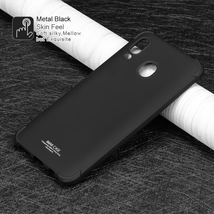 IMAK All-inclusive Shockproof Airbag TPU Case for Galaxy A20 / Galaxy A30, with Screen Protector(Black) - Galaxy Phone Cases by imak | Online Shopping UK | buy2fix