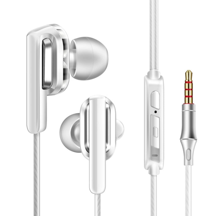 QKZ CK3 HIFI In-ear Four-unit Music Headphones (White) - Sport Earphone by QKZ | Online Shopping UK | buy2fix