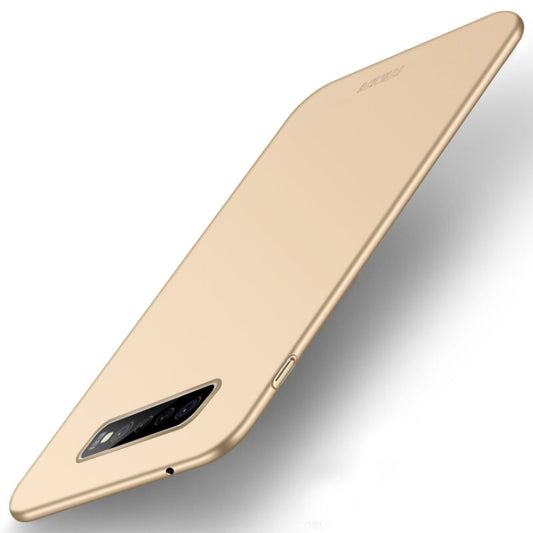 MOFI Frosted PC Ultra-thin Full Coverage Case for Galaxy S10 Plus (Gold) - Galaxy Phone Cases by MOFI | Online Shopping UK | buy2fix