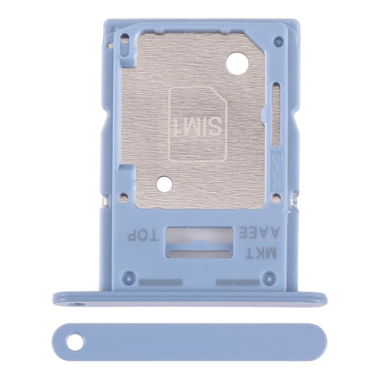 For Samsung Galaxy A15 4G SM-A155F Original SIM Card Tray + SIM / Micro SD Card Tray (Blue) - Card Socket by buy2fix | Online Shopping UK | buy2fix