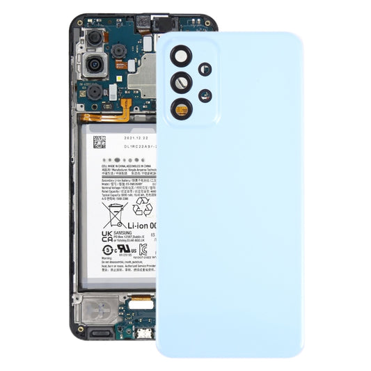 For Samsung Galaxy A23 4G SM-A235F Original Battery Back Cover with Camera Lens Cover(Blue) - Back Cover by buy2fix | Online Shopping UK | buy2fix