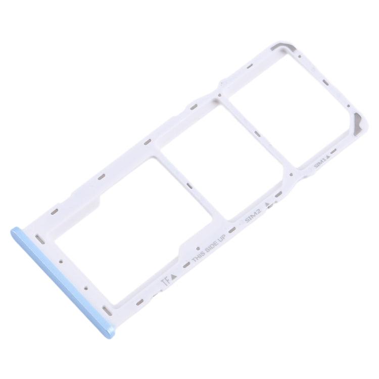 For TCL 30 SE / 30E / 305 / 306 Original SIM Card Tray + SIM Card Tray + Micro SD Card Tray (Baby Blue) - For TCL by buy2fix | Online Shopping UK | buy2fix