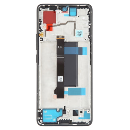 For Xiaomi Redmi Note 13 Pro 5G Original AMOLED Material LCD Screen Digitizer Full Assembly with Frame (Black) - LCD Screen by buy2fix | Online Shopping UK | buy2fix