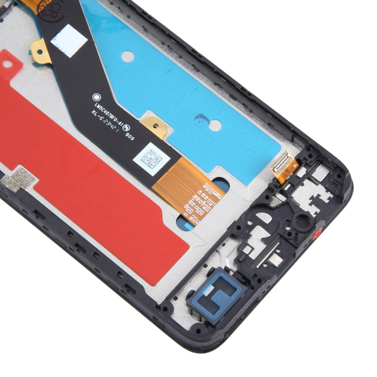 For ZTE Blade A34 LCD Screen Digitizer Full Assembly with Frame (Black) - For ZTE by buy2fix | Online Shopping UK | buy2fix