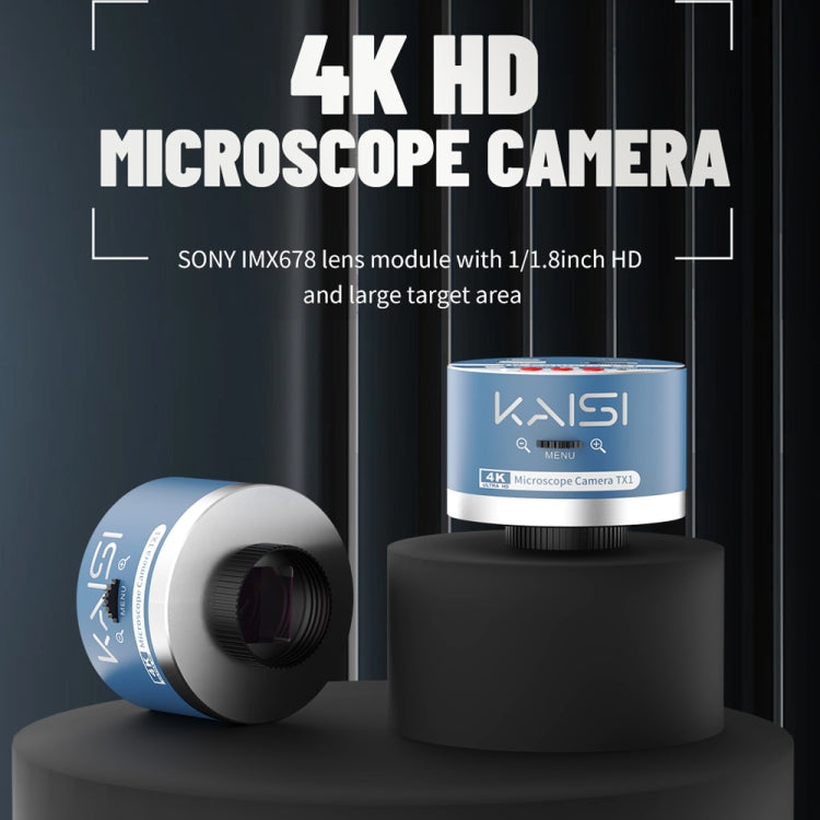 Kaisi TX1 IMX678 Sensor 55MP 4K Ultra HD Industry Microscope Camera - Microscope Magnifier Series by Kaisi | Online Shopping UK | buy2fix