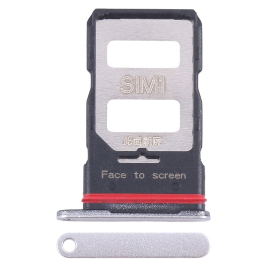 For Xiaomi Poco X6 Pro 5G Original SIM Card Tray + SIM Card Tray (Silver) - For TCL by buy2fix | Online Shopping UK | buy2fix