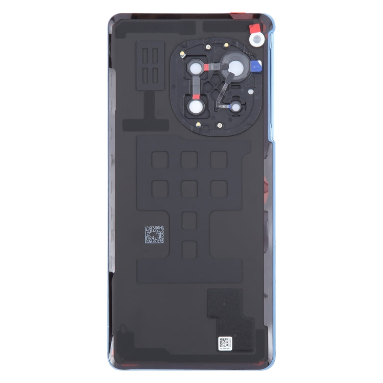 For OnePlus Ace 3 PJE110 Original Glass Battery Back Cover with Camera Lens(Blue) - Back Cover by buy2fix | Online Shopping UK | buy2fix