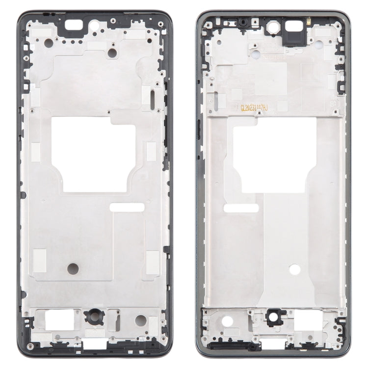 For Motorola Edge 40 Neo Original Front Housing LCD Frame Bezel Plate (Black) - Frame Bezel Plate by buy2fix | Online Shopping UK | buy2fix