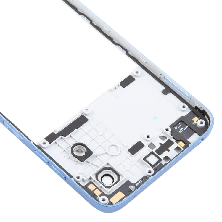 For Motorola Moto G Play 2024 Original Middle Frame Bezel Plate (Blue) - Frame Bezel Plate by buy2fix | Online Shopping UK | buy2fix