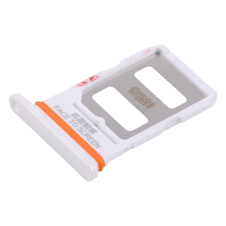 For Xiaomi Redmi Turbo 3 Original SIM Card Tray + SIM Card Tray (White) - Card Tray by buy2fix | Online Shopping UK | buy2fix